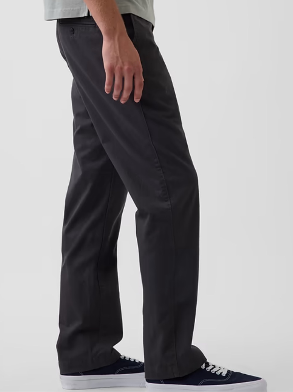 Gap Men's Modern Straight Fit Pants Khakis - Black